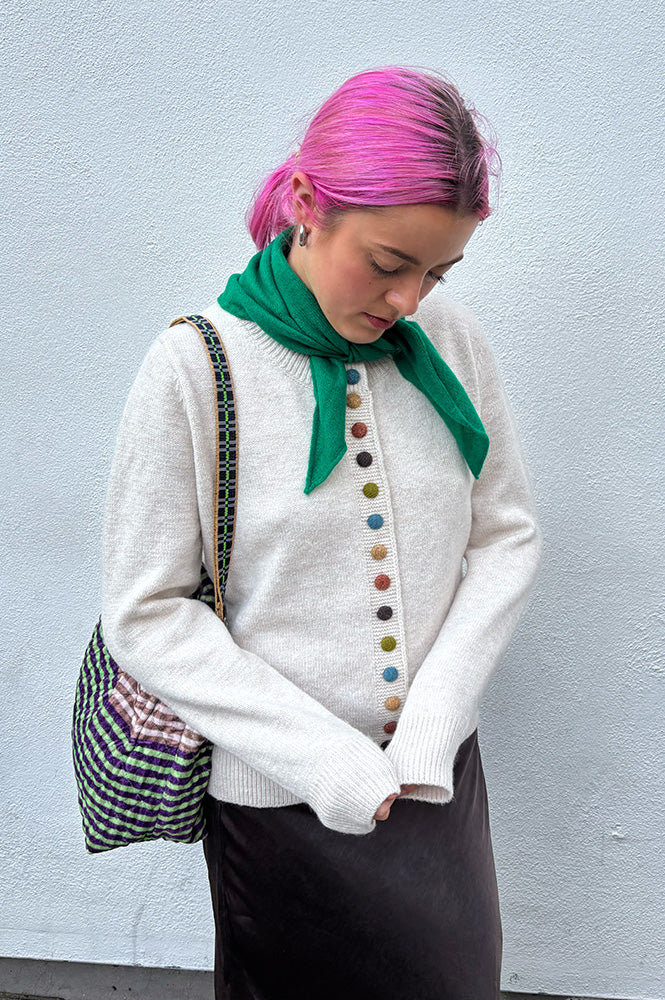 Compania Fantastica Button Detailed Cardigan