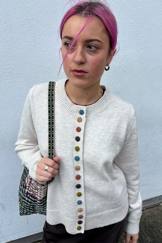 Compania Fantastica Button Detailed Cardigan