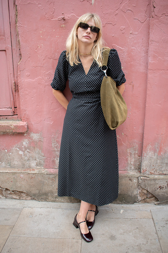Nué Notes Vilinus Black Spot Dress