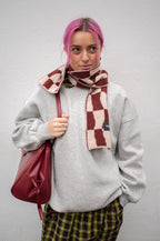 Howlin' Rust Mini Checkerboard Scarf