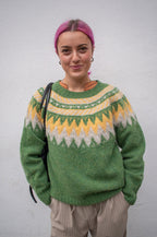 Howlin' Broken Flowers Mossy Knitted Jumper