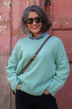Cash CA Spearmint Crew Neck Jumper