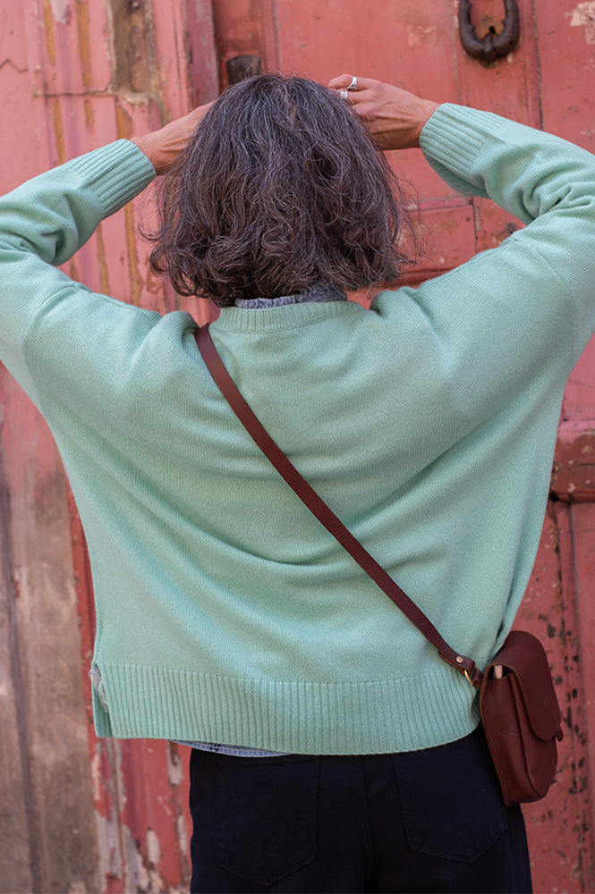 Cash CA Spearmint Crew Neck Jumper