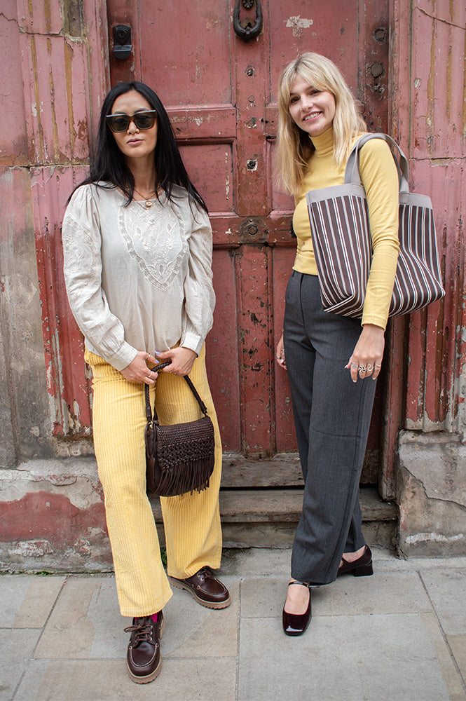 Thinking Mu Karina Butter Yellow Corduroy Trousers