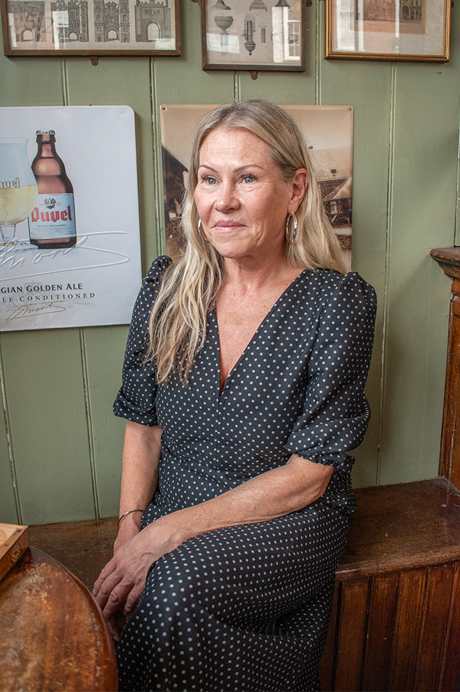 Nué Notes Vilinus Black Spot Dress