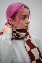 Howlin' Rust Mini Checkerboard Scarf