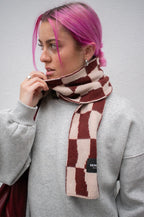 Howlin' Rust Mini Checkerboard Scarf