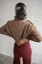 Sessùn Honoria Nutmeg Striped Shirt