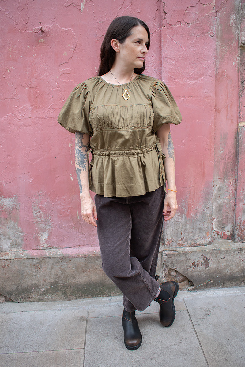 Sessùn Velvet Cruise Coffee Trousers