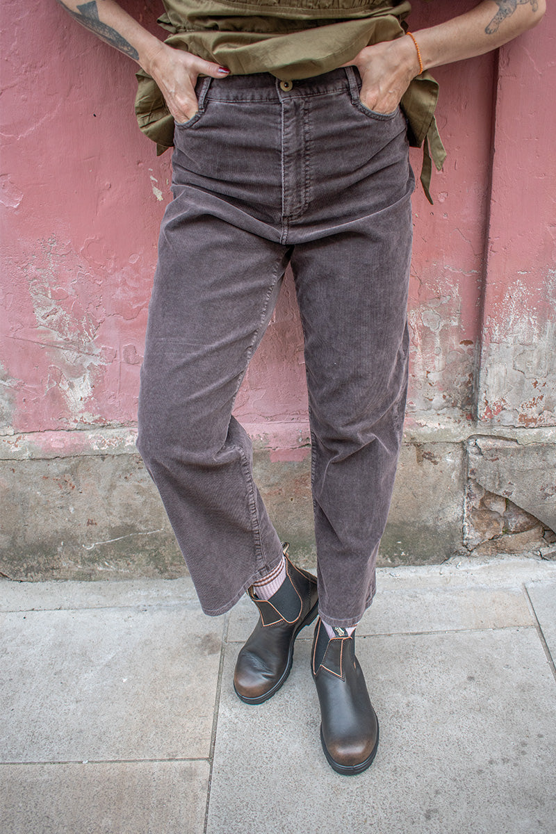 Sessùn Velvet Cruise Coffee Trousers