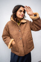 Object Sharri Reversible Teddy Jacket