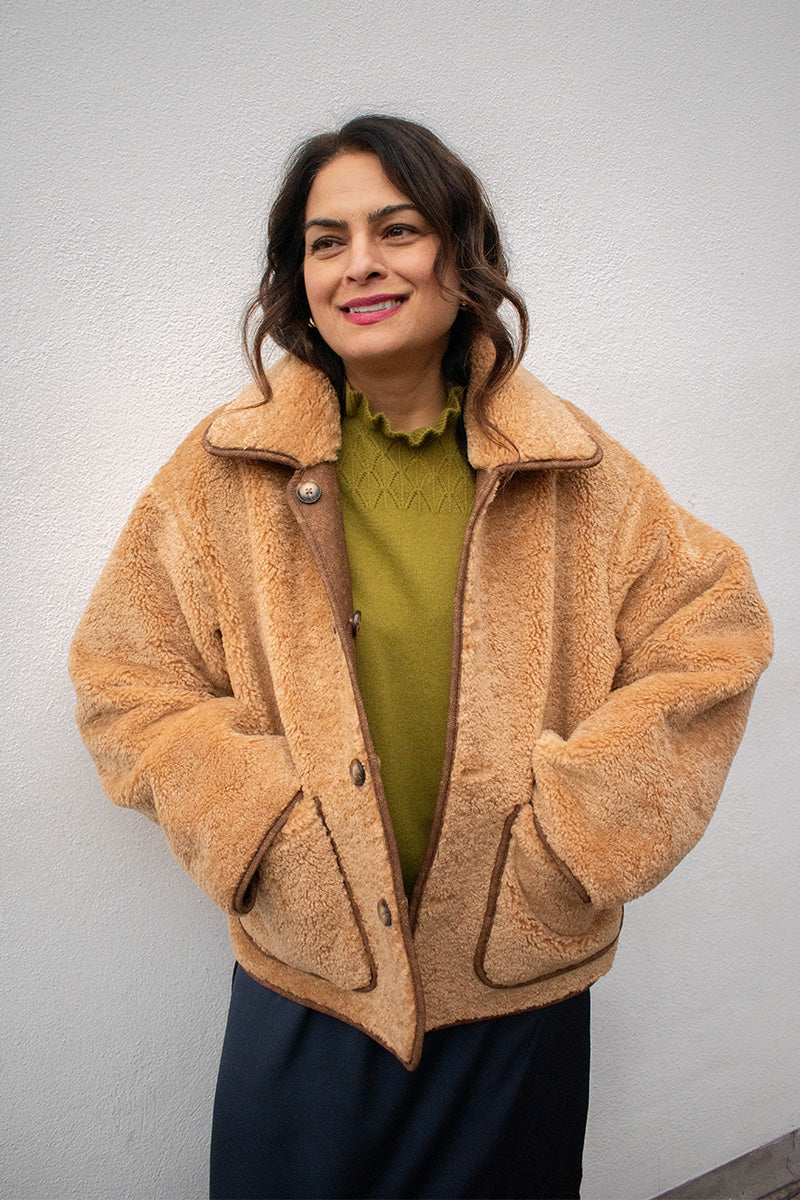 Object Sharri Reversible Teddy Jacket