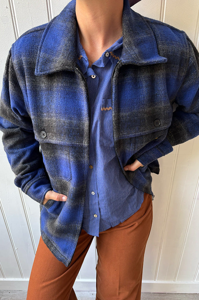 Stan Ray Mackinaw Navy Check Jacket